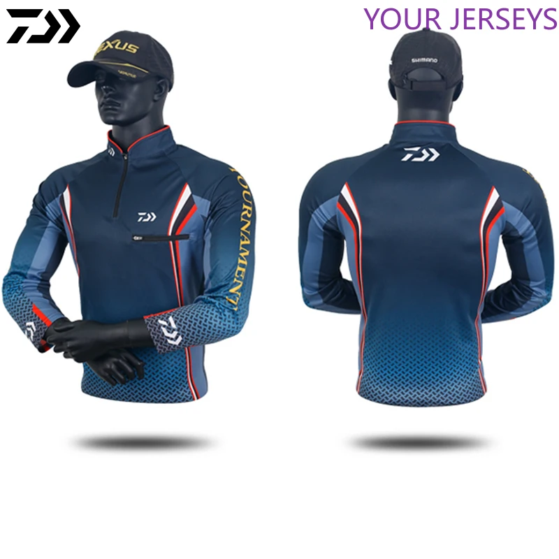 

2020 DAIWA Fishing Clothes Men Shirt Anti-UV Breathable Outdoor Sport Fishing Shirts Quick Drying Sun Protection Fishing Jersey
