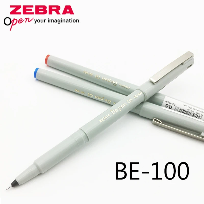 5 шт./10 шт. японская гелевая ручка ZEBRA BE-100 авторучка для подписи классическая офисная игла наконечник шариковая ручка 0,5 мм мягкое написание обучающий офис