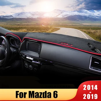

Car Dashboard Avoid light Pad Instrument Platform Desk Cover Mats Carpets For Mazda 6 ATENZA 2014 2015 2016 2017 2018 2019