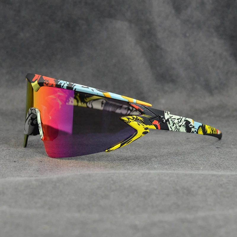 

Cycling Sunglasses Polarized Sports Glasses Goggles Bicycle Mountain Bike Glasses Men Women Outdoor Cycling Eyewear with 3 lens