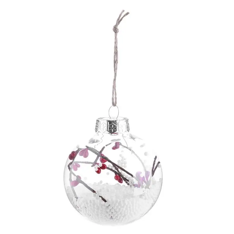 Рождественский шар коробки для конфет Романтические Рождественские вечерние подвесные шары рождественские украшения для дома Рождественская елка висячие украшения - Цвет: 10