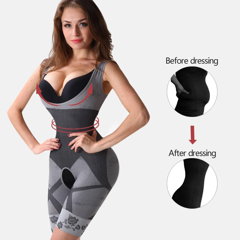 Женское боди Корректирующее белье тренажер для талии похудения женский пояс