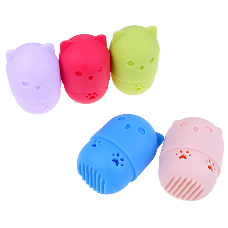 1 шт., портативный мягкий силиконовый косметический блендер, губка, держатель, косметическая пудра, пуховка, блендер, держатель, губка, макияж, яйцо, сушка, чехол