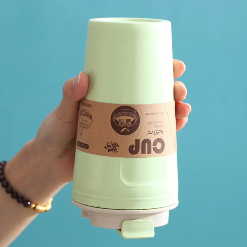 Чашка для воды креативная пара Экологически чистая Изолированная чашка