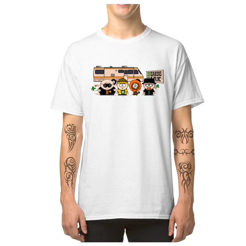 Персональная футболка для мужчин с героями игры брейк-Парк Гейзенберга