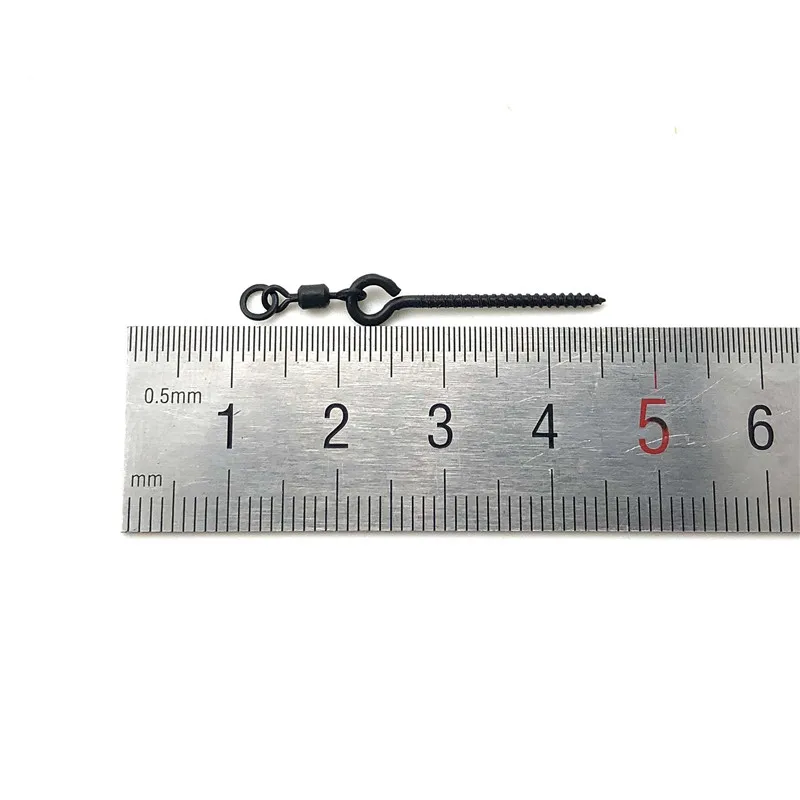 21mm swivel screw 13 мм ловля карпа pop up boilies шуруп для приманки с кольцом 25 шт. колышки крюк звено упоры rair rigs Инструменты имитация кукурузы Тигр гайка винты - Цвет: 21mm swivel screw