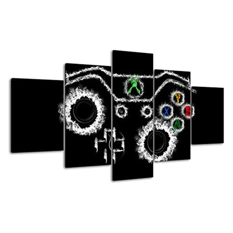 5 шт. картины на холсте контроллера Xbox изображения Hd печати Современное украшение