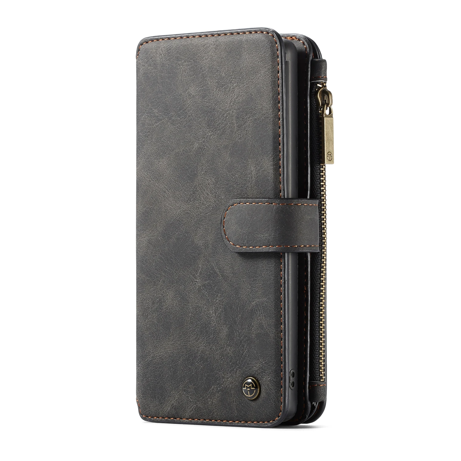 CaseMe кошелек на молнии для samsung Galaxy Note 10 9 8 S10 5G S9 S8 Plus S10E S7 Edge кожаный чехол для телефона винтажный Бизнес Флип сумка