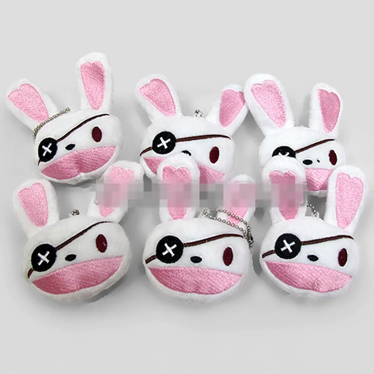 20 шт./лот аниме, плюшевая Дата в живую Yoshino rabbit Hermit игрушки куклы гранулы брелок pelucia подарок для детей милые Подвески сумки