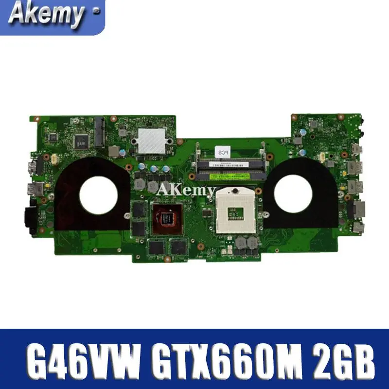 G46VW MAIN_BD.OM/КК/как GTX660M 2 ГБ видеопамяти материнская плата версия 2,2 для Asus G46V G46VW материнская плата для ноутбука 60-NMMMB1100-E02 100% тестирование