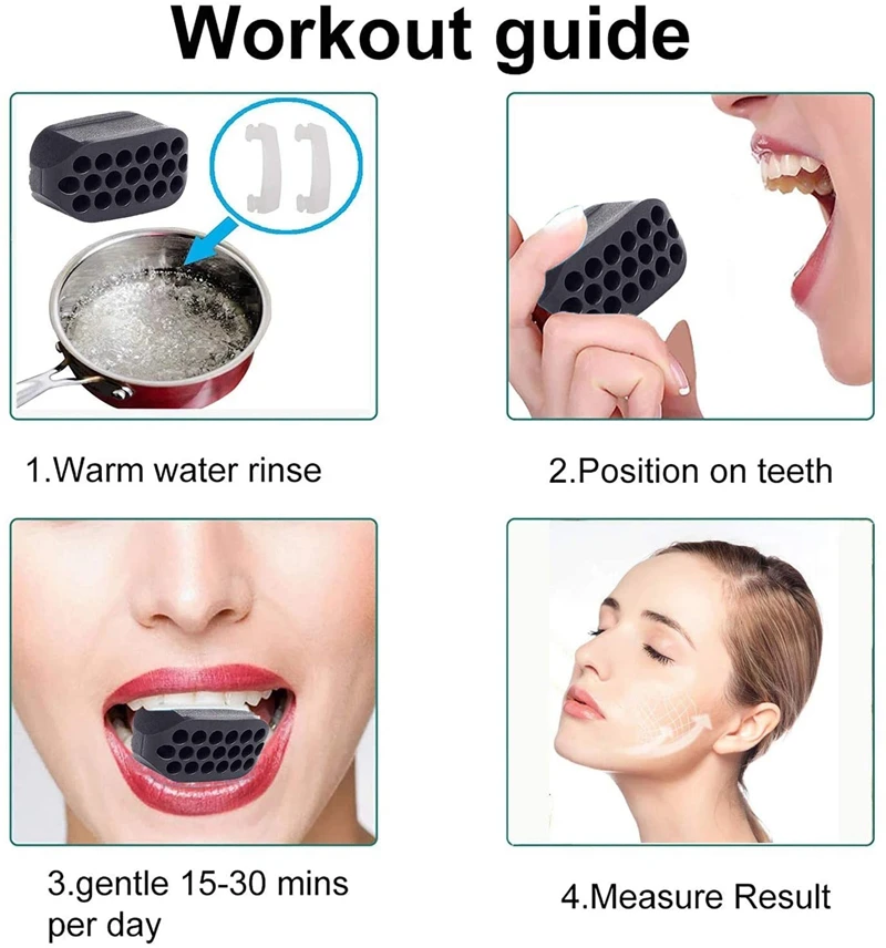 Facial Toning Fitness Ball for Jawline Sculpting and Neck Slimming