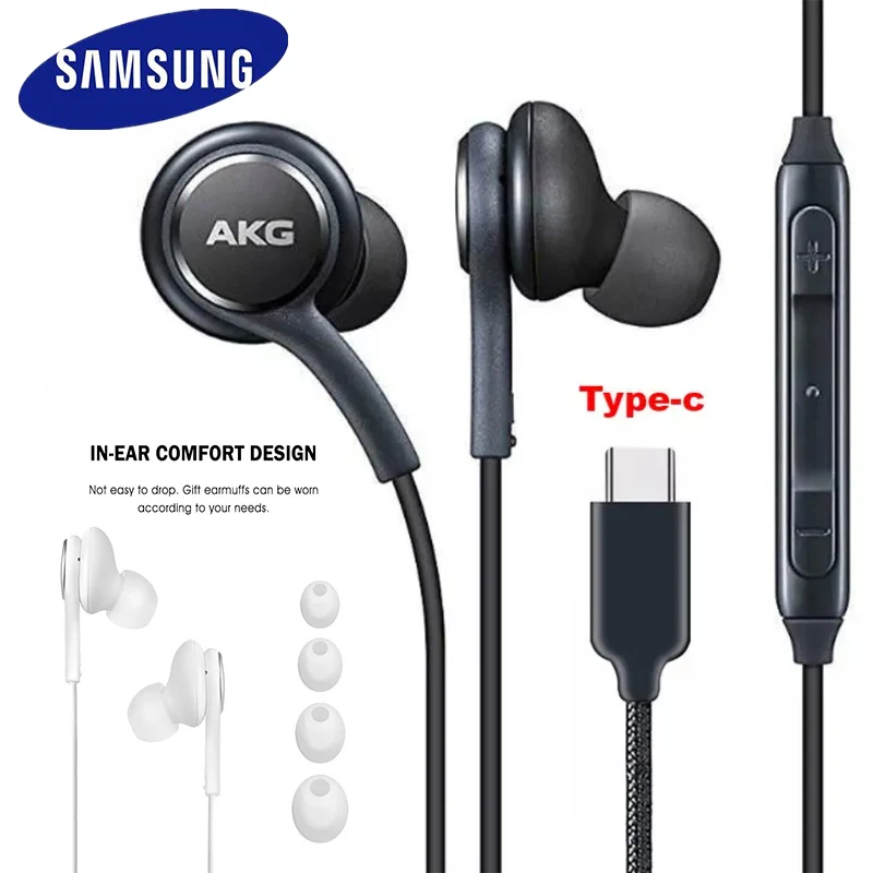 Оригинальные наушники SAMSUNG AKG оригинальные наушники-вкладыши типа c с микрофоном