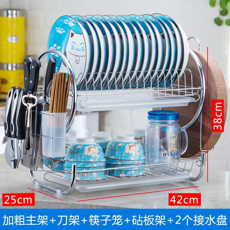 Bowl Rack, Drainage Rack, Bowl, Dish/Cutter Rack, Household Airing, Cupboard, Chopsticks, Storage Box, Kitchen Shelf Hot Sales - Цвет: Светло-желтый
