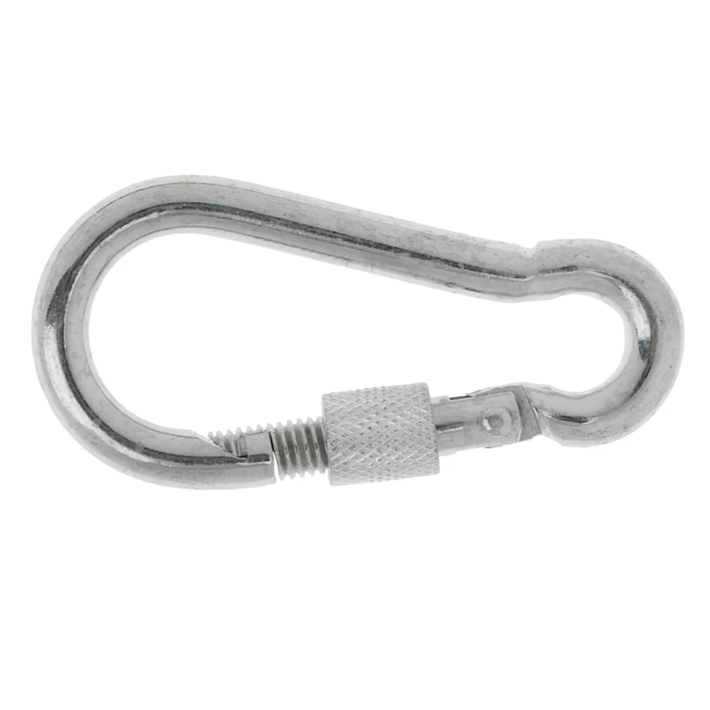 1pc Outdoor Sports Camping Keychain Clip Screw Lock Foam Hook