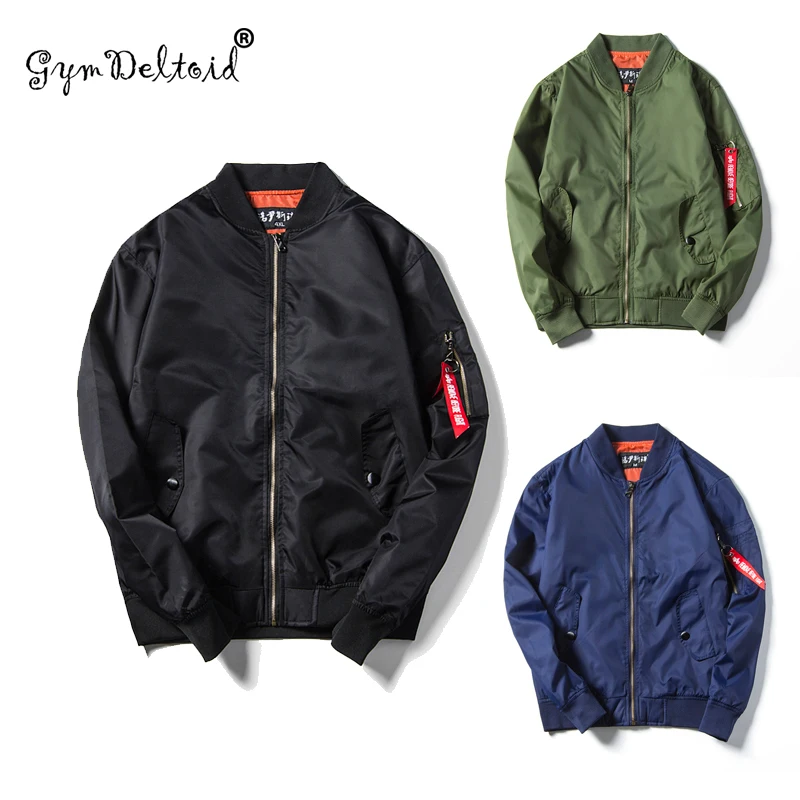

2019 Spring Autumn Mens Fashion Bomber Jacket hip hop baseball Mens Jackets Coats Casual Jacket Smooth Ma-1 jacket streetwear