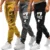 Модные Мужские Повседневные Спортивные длинные Брюки Красивый Slim Fit Брюки Молодые Мальчики Бег Трусцой Тренажерный Зал Спортивные Брюки Хаки Гэри Черный Зеленый
