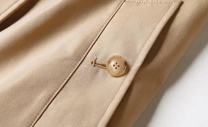S-6XL хит Весна Женская Новая мода персонализированные большие размеры customizatio Slim-fit двубортный Тренч с завязками