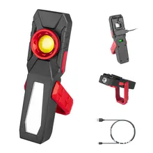 Дропшиппинг COB 4000лм светодиодный рабочий USB Перезаряжаемый гибкий магнитный контрольный светильник вспышка светильник Аварийный Рабочий светильник