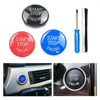 

Car Engine Start Stop Switch Button Replace Cover For BMW 1 3 5 Series E87 E90 E91 E92 E93 E60 X1 E84 X3 E83 X5 E70 X6 E71 Z4