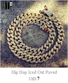 Хип-хоп, 13 мм, Bling Iced Out, циркониевые, кубинские, полностью проложенные Стразы, мужское ожерелье, золотое, серебряное, ожерелье s Для Мужчин, Ювелирные изделия