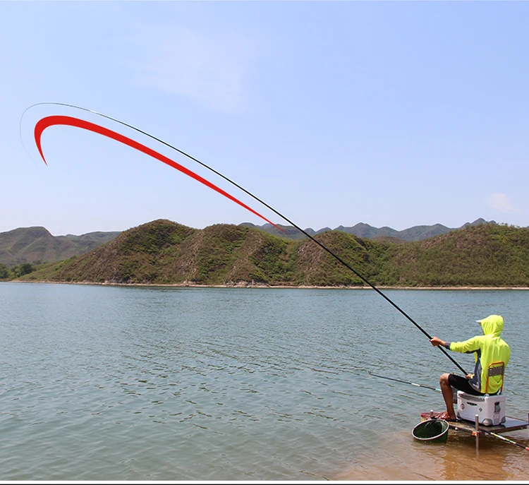 

8m 9m 10m 11m 12m 13m Telescopic Fishing Rod Power Hand Pole Stick Ultra Hard Super Light Telescopic Rod Stick Spare tip A388