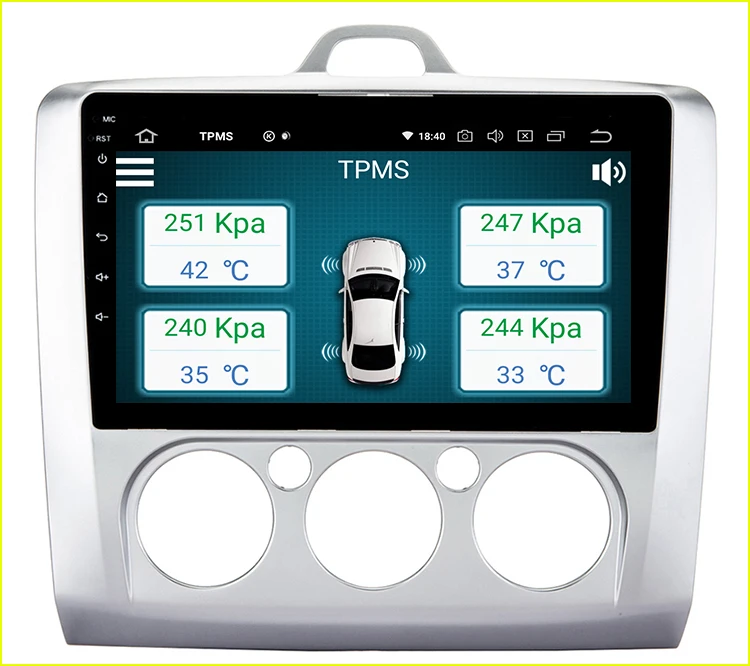 Clearance Android 9.0 Car dvd Player For Ford focus 2 3 2006 2007 2008 2009 2010 2011 IPS screen wifi+Radio 2GRAM Octa Core Video GPS 21