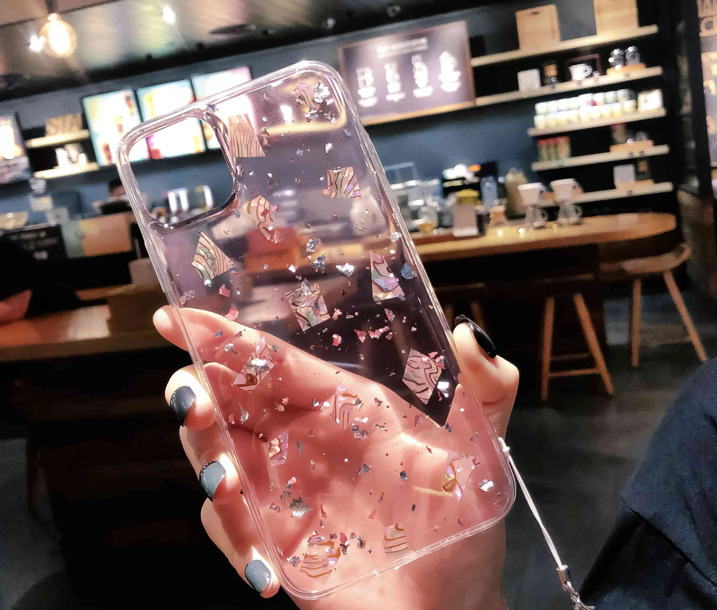 Новые блестящие Чехлы для OPPO R15X RX17 Neo Ax7 Pro A1 A3S F7 Youth Realme 1 A5S Блестящий Прозрачный