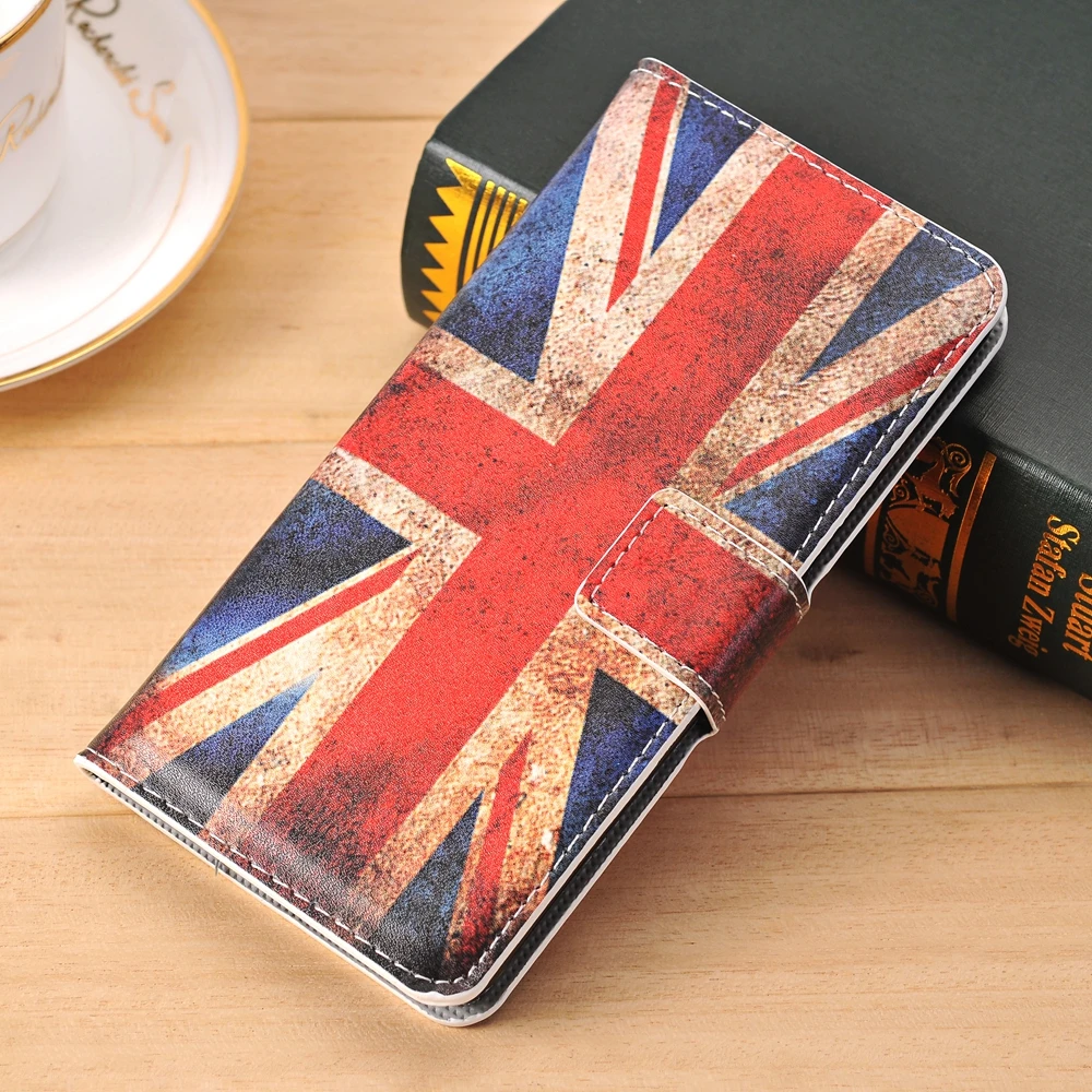 UK Для huawei Y5II Чехол кожаный флип чехол для huawei Y5 II Y6 II компактный Y 5ii/Y 5 II CUN-U29 CUN-L21 CUN-L01 Honor 5A чехол s - Цвет: UK