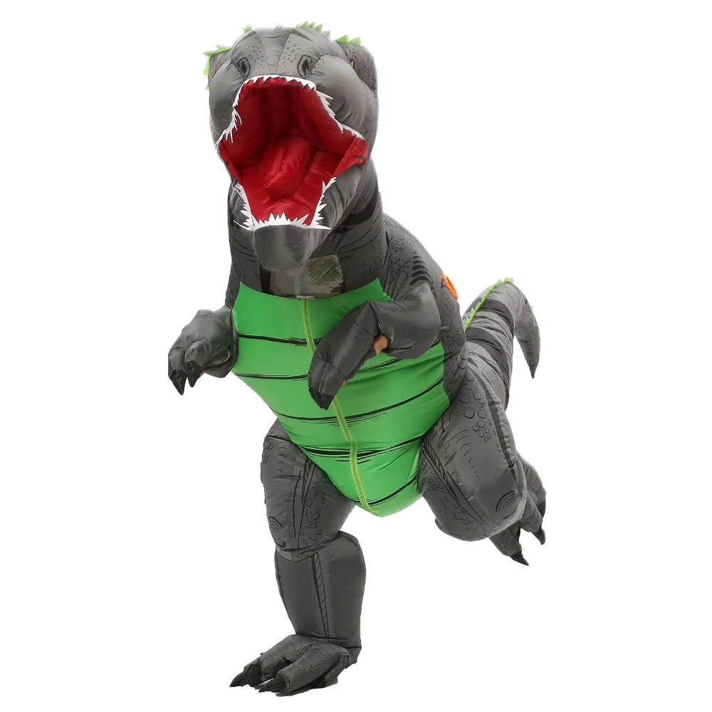 Костюм динозавра T rex Trex для взрослых на Хэллоуин женщин и мужчин карнавальный