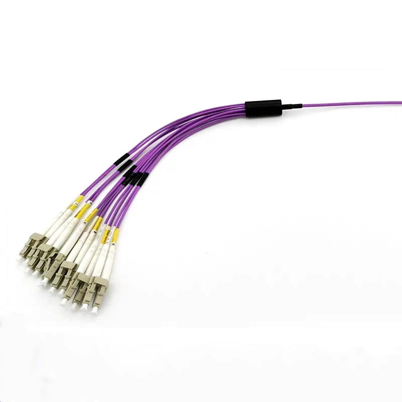 12 core MPO-6DLC patchcord 1mtr SM ММ женский MTP волокно breakout MTP Тип B 12 ядра FTTH Перемычка оптический патч-провод ELINK IL