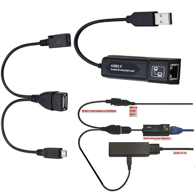 LAN Ethernet Adapter for  FIRE TV STICK, FAST CONNECT - TV