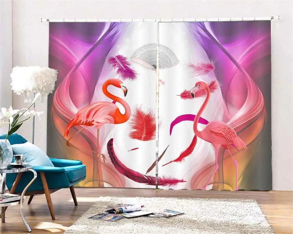 Современные светонепроницаемые шторы с животными для гостиной спальни