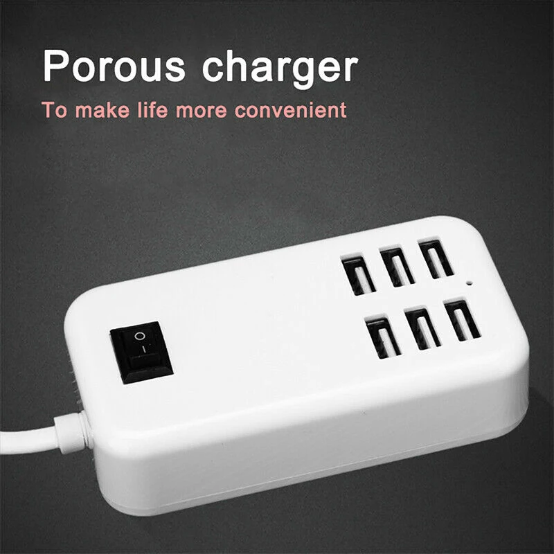 4/6 портов несколько настенных USB зарядное устройство для путешествий планшет зарядка смарт-адаптер VH99