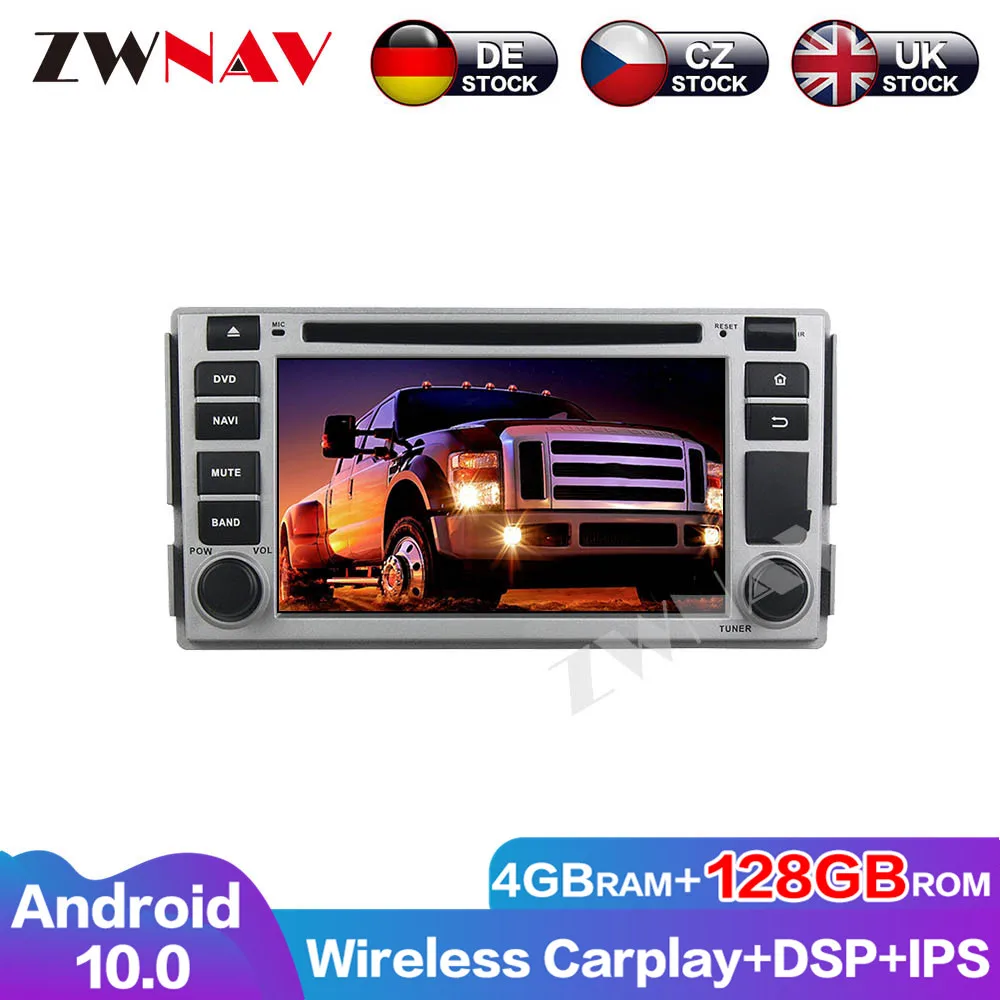 

Автомобильный мультимедийный DVD-проигрыватель на Android 10 с GPS-навигацией для Hyundai Santa Fe