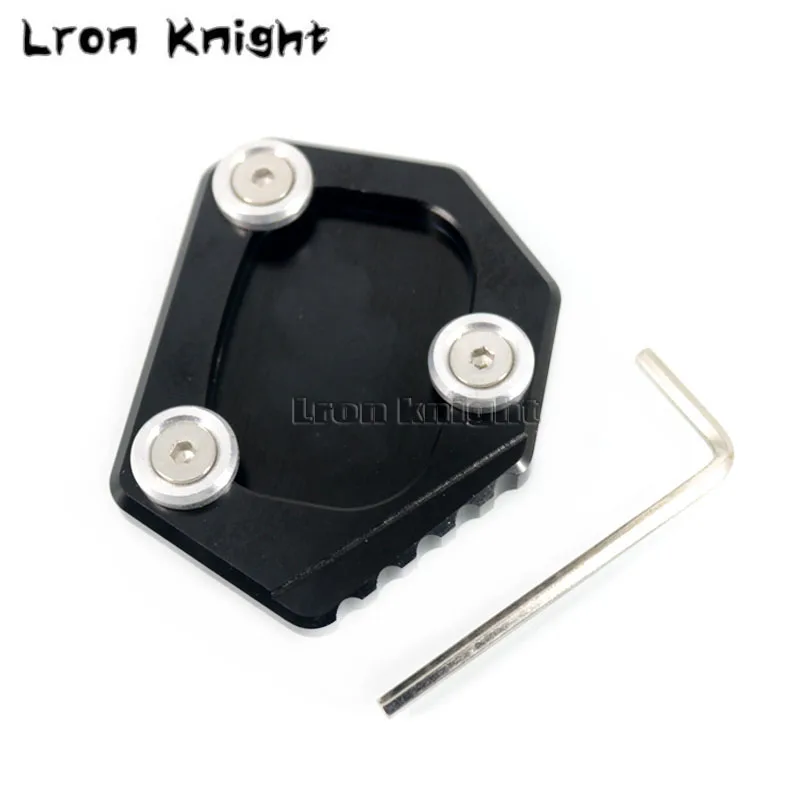 For HONDA CB400 CB 400 VTEC CB650F CBR650F CBR500R CB500F CB500X CNC Kickstand Foot Side Stand Extension Support Plate Pad