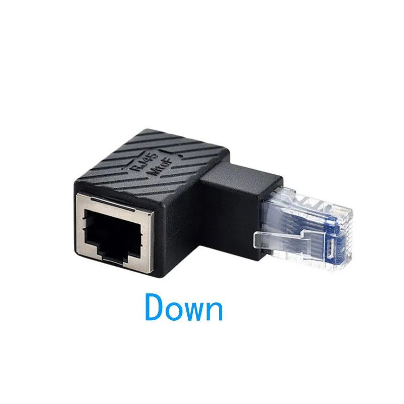 Optimize Connectivity! RJ45 90-Degree Angled Adaptor for Effortless Network Cable Management on Computers and Notebooks. Description Image.This Product Can Be Found With The Tag Names Computer Cables Connecting, Computer Peripherals, Elbow network cable adapter, PC Hardware Cables Adapters