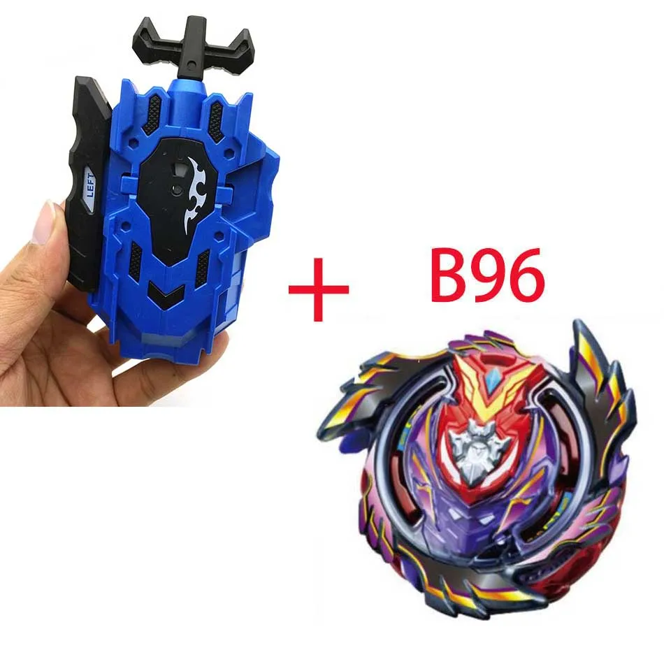 Спиннинг Bayblade BURST B-104 B-105 с средство для запуска Beyblade Bay blade металл пластик Fusion 4D Подарочные игрушки для детей - Цвет: B96