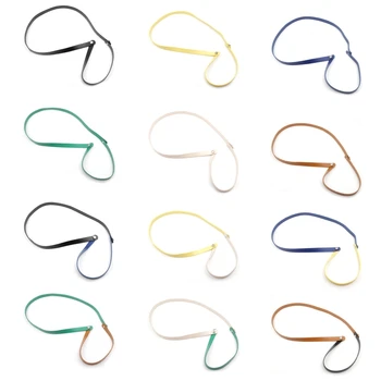 

Fashion New PU Leather Handbag Bucket Handle Straps Long Shoulder Strap for DIY Handmade Woven Bag Accessories