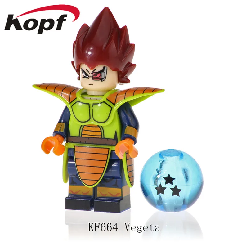 

Single Sale Son Goku Dragon Ball Z Building Blocks Vegeta Recoom Raditz Action Bricks Model Toys For Children KF664