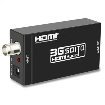 

SDI to HDMI Converter Full HD 1080P SD-SDI HD-SDI 3G-SDI to HDMI Adapter Female BNC to HDMI For HDTV HD Monitor Projector Camera