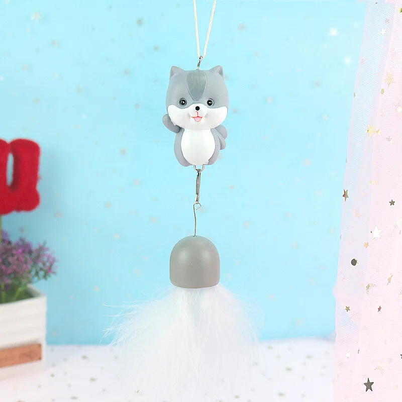 Мультяшные полимерные le baby Rat Wind Chime Подвеска для студентов, подарок для детей, креативный домашний резиновый колокольчик INS