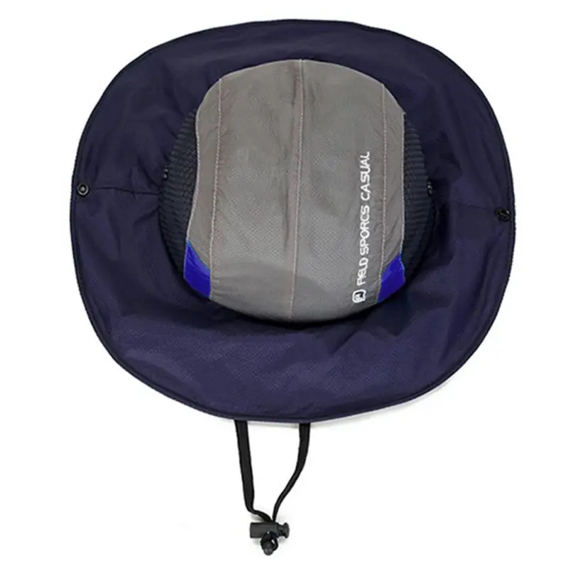 Летняя Панама для охоты, рыбалки, уличная Кепка с широкими полями, унисекс, купол, Солнцезащитная шляпа, быстросохнущие рыбацкие шляпы