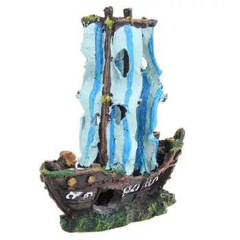 

Resin Wreck Shipwreck Shrimp Cave Aquarium Fish Bowl Decoration