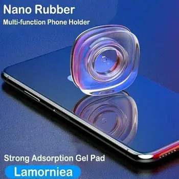 

Universal Nano Magic Sticker Phone Stand No Trace Rubber Desk Wall Stickers Tape Cable Winder Kitchen Gel Paste Car Phone Holder