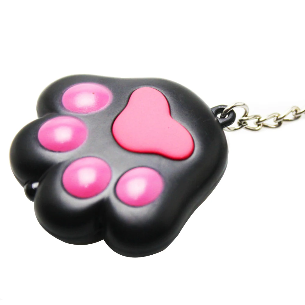Black Брелок Kawaii Cat Paw Toy пластиковый брелок милая сумочка подвесное освещение Прямая поставка - Цвет: Black