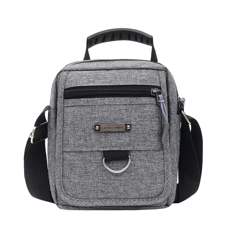 

New Style Simple Fashion MEN'S Single-shoulder Bag Outdoor Multi-functional Shoulder Bag Light Hand Leisure Bag