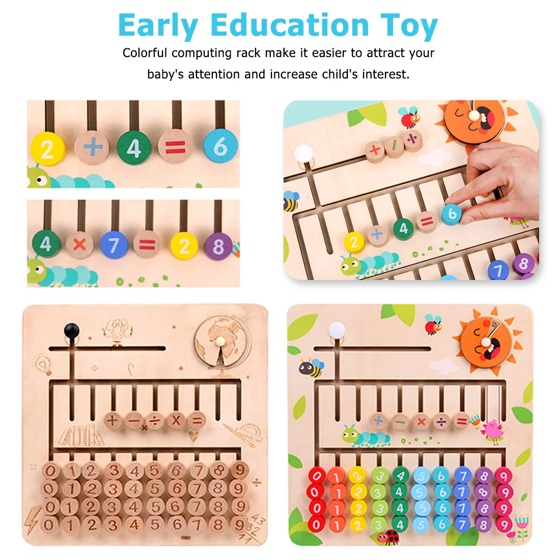Детская деревянная материалы montessori обучение количество номера, соответствующие цифровой Форма матч доска для рисования образования математические игрушки