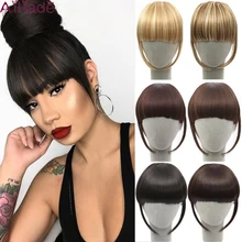 AILIADE волосы Remy на заколках с бахромой для наращивания Натуральный Черный Коричневый Золотой несколько цветов и стилей для женщин аксессуары для волос