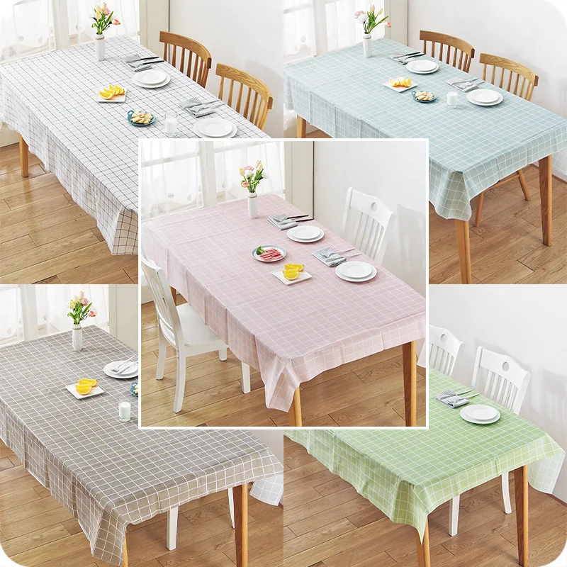 

Multifunctional Rectangular Tablecloth Tablecloth with Country-style Checkered Tablecloth Pattern for Kitchen Decoration