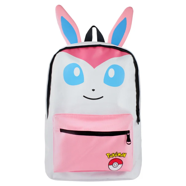 Pocket Monster Pokemon Umbreon eevee Leafeon Sylveon, рюкзак в форме уха, мультяшная Холщовая Сумка на плечо, 14 стилей